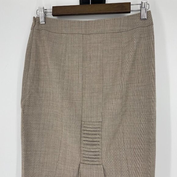 Le  Chateau Size 2 taupe Pencil Skirt business - Picture 10 of 16